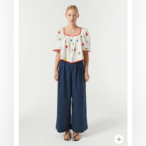 Caroline Constas Embroidered trim and floral motif Top - Picture 16 of 16